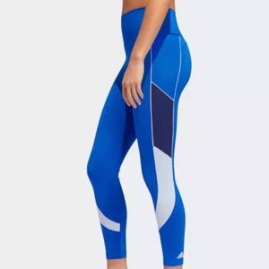 NWT Adidas Blue 7/8 Leggings